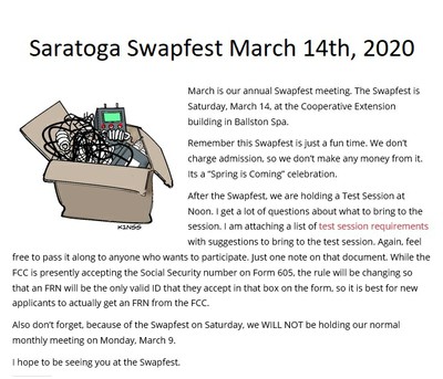 Saratoga march 2020